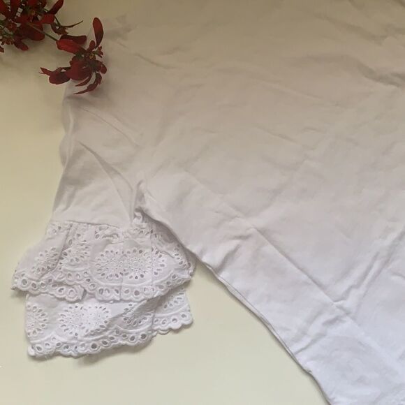 𝅺💥STELLA Tweed Top With Crochet Ruffle Sleeves💥 - Picture 11 of 13